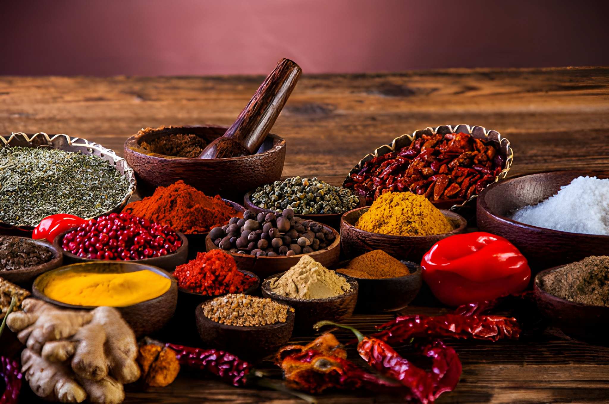 Selection of spices
